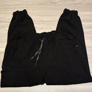 Black XL Jaanuu Skinny Jogger Scrub Pant